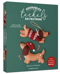 Coffret mes teckels en feutrine