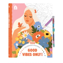100 coloriages mysteres - good vibes only !