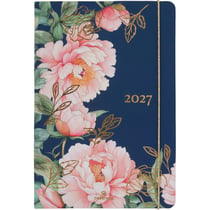 Agenda semainier 2027 Oberthur - Pivoines - 17 x 24,5 cm - Giverny