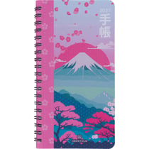 Agenda semainier 2027 Oberthur - 9,5 x 17,5 cm - Tokyo montagne