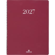 Agenda semainier 2027 Oberthur - Bordeaux - 22 x 27 cm - Galway