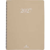 Agenda semainier 2027 Oberthur - Beige - 22 x 27 cm - Galway