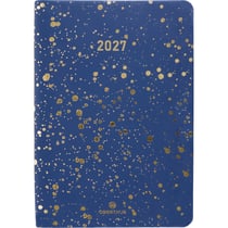 Agenda semainier 2027 Oberthur - Marine - 10 x 15 cm - Céleste