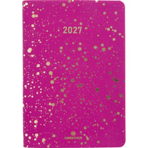 Agenda semainier 2027 Oberthur - Fuchsia - 10 x 15 cm - Céleste