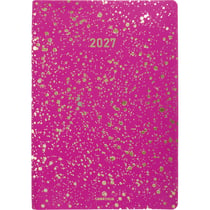 Agenda semainier 2027 Oberthur - Fushsia - 17 x 24,5 cm - Céleste