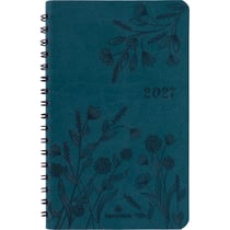Agenda semainier 2027 Oberthur - Vert canard - 10 x 15 cm - Primrose