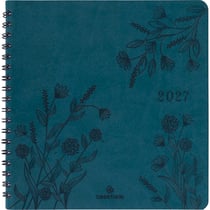 Agenda semainier 2027 Oberthur - Vert canard - 16 x 16 cm - Primrose