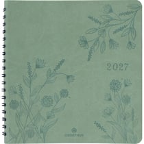Agenda semainier 2027 Oberthur - Vert sauge - 16 x 16 cm - Primrose