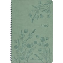 Agenda semainier 2027 Oberthur - Vert sauge - 17 x 24,5 cm - Primrose