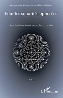 Revue d'esthétique et d'analyse musicales des XX et XXI siècle n.6 : Pour les sonorités opposées