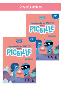 J'apprends les maths avec Picbille : CE1 - Fichiers de l'élève