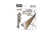 12 feuilles effet miroir - Or antique - pébéo