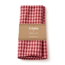 Tissu Domotex - Seersucker - Cacao rose - 200 x 140 cm