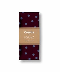 Tissu Domotex - Coton - Aubergine - 200 x 140 x 0,1 cm