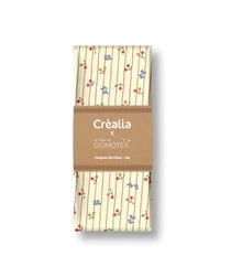 Coupon de tissu Domotex - Coton - Écru rouge - 200 x 140 cm