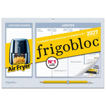 Mini frigobloc : Hebdomadaire - Recettes Air Fryer - Calendrier organiseur familial (édition 2027)
