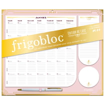 Frigobloc : Édition de luxe rose - Calendrier organiseur familial (édition 2027)