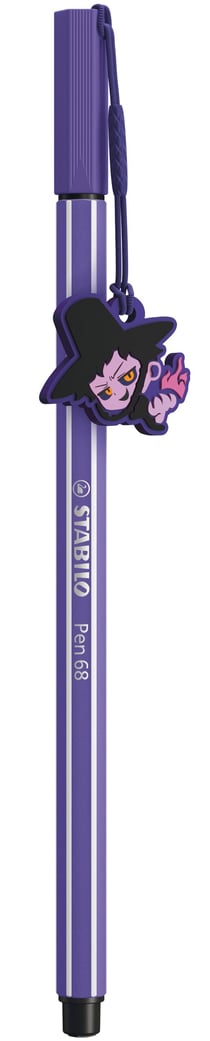 Stylo feutre STABILO Pen 68 - KPop Demon Hunters - violet + 1 pendentif charm
