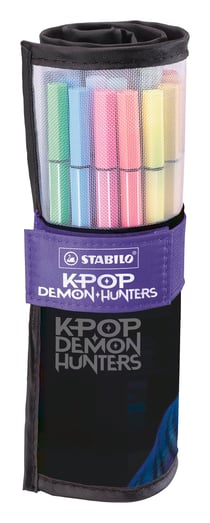 Lot de 25 stylo feutres STABILO - Pen 68 - Kpop Demon Hunter