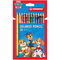Lot de 12 crayons de couleur STABILO - Pat'Patrouille
