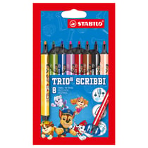 Lot de 8 stylo feutres STABILO - Trio Scribbi - Pat' Patrouille