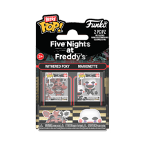 Figurine Funko Bitty Pop! - Five Nights at Freddy's - Withered Foxy & Marionette
