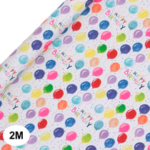 Papier cadeau Pictura - Ballon anniversaire - 200 x 70 cm