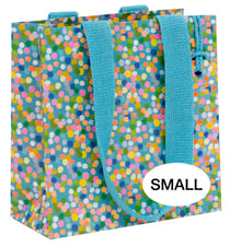 Sac cadeau Pictura - bleu à pois - Taille S 6 x 14 x 14 cm