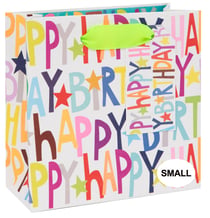 Sac cadeau Pictura - Happy birthday - Taille S