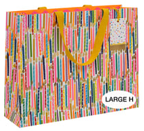 Sac cadeau Pictura - bougies - Taille L 10 x 27 x 35 cm