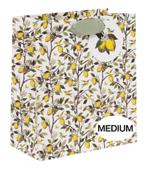 Sac cadeau Pictura - Citronniers - Taille M