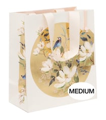 Sac cadeau Pictura - Magnolia doré - Taille M