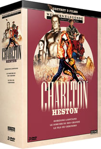Charlton Heston - Coffret 3 films : Horizons lointains + Le Sorcier du Rio Grande + Le Fils de Géronimo