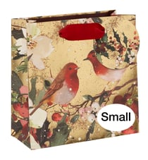SAC CADEAU ROUGE-GORGES DORES PM