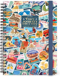 Agenda semainier 12 mois 2027 Legami - 15 x 21 cm - Travel