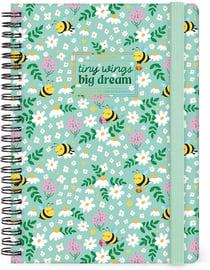Agenda semainier 12 mois 2027 Legami - 15 x 21 cm - Abeille