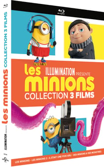 Les Minions + Les Minions 2 : Il était une fois Gru + Des Minions et des monstres - Blu-ray