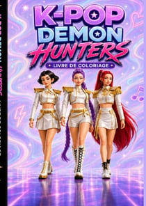 KPop Demon Hunters Livre de Coloriage : Une aventure de coloriage épique avec des stars de la K-Pop huntrix dans le rôle de chasseurs...