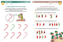 Mon cahier des Alphas : Mission Noël - Plus de 30 activités de lecture, de logique et de mathématiques pour préparer Noël