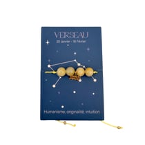 Bracelet signe astrologique Verseau