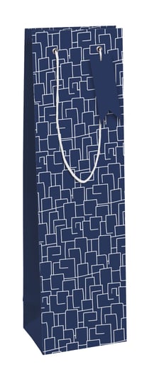 Sac bouteille Clairefontaine - 12,7 x 9 x 35,5 cm - Men in blue