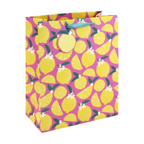 Sac cadeau Clairefontaine - Modèle large - Citron