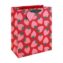 Sac cadeau Clairefontaine - Modèle large - Fraises