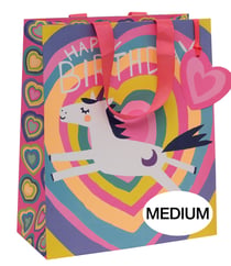 Sac cadeau Pictura - Licorne arc-en-ciel - Taille M