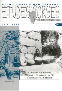 Etudes corses et mediterraneennes 94 - etudes corses et mediterraneennes n 94