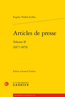 Articles de presse Tome 2 : 1877-1879
