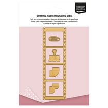 Lot de 5 dies de découpage : bandes de film - Vaessen Creative