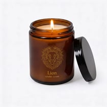 Bougie végétale parfumée - Astro - Lion - 160g