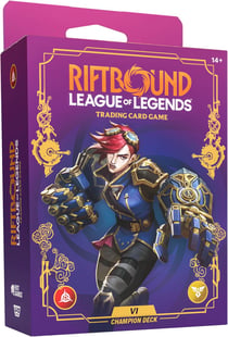 Starter pack pour le jeu de cartes à collectionner Riftbound : League of Legends - Champion Deck :Vi : Déchainement