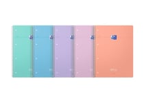 Cahier 5 en 1 Smart  - format A4+ - 180 pages grands carreaux - reliure spiralée - Oxford - couleur pastel - Modèle aléatoire - Vendu à l'unité